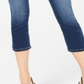 Calça jeans curta feminina INC Finity Stretch, azul curvilíneo, tamanho 6