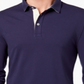 Polo de desempenho de malha masculino Club Room azul tamanho XXL