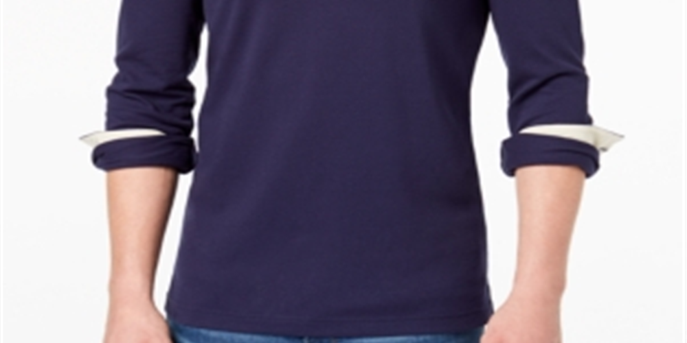 Polo de desempenho de malha masculino Club Room azul tamanho XXL