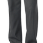 Calça social masculina Perry Ellis Portfolio Classic Fit com frente lisa e pele de tubarão, preta, tamanho 36x32