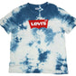 Camiseta Levi's Masculina Tie Dye Logo Azul Tamanho XX-G