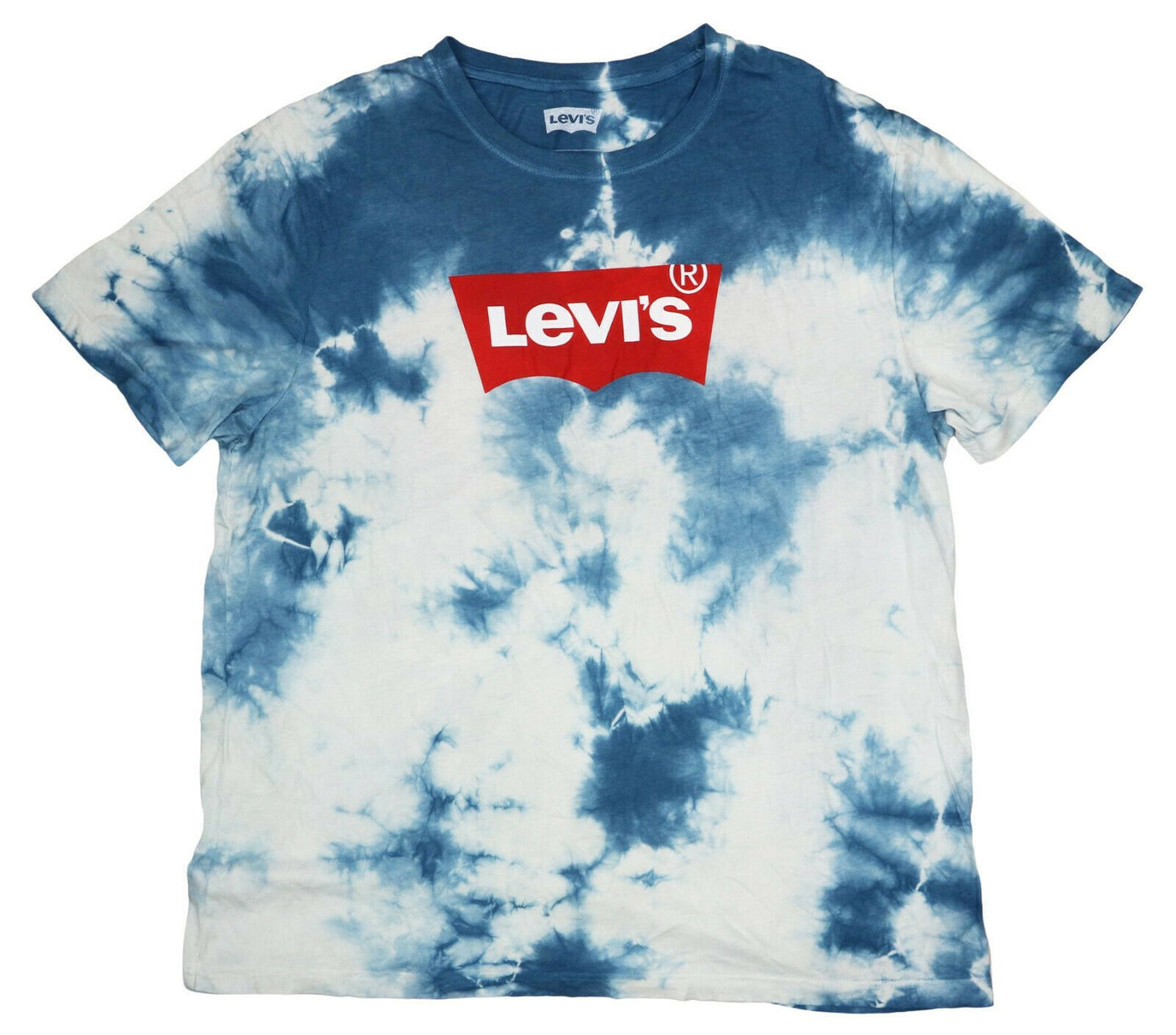 Camiseta Levi's Masculina Tie Dye Logo Azul Tamanho XX-G