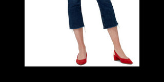Calça jeans capri feminina Sanctuary Connector Kick com bainha desfiada, azul, tamanho 28