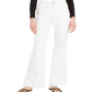 Calça jeans feminina estilo marinheiro, com pernas largas e curvas, branca, tamanho 0, da INC International Concepts