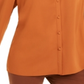 Blusa feminina Alfani com decote em V, marrom, tamanho médio