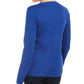 Karen Scott Suéter Feminino Holiday Bicycle Azul Tamanho 2XL