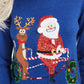 Karen Scott Suéter Feminino Holiday Bicycle Azul Tamanho 2XL