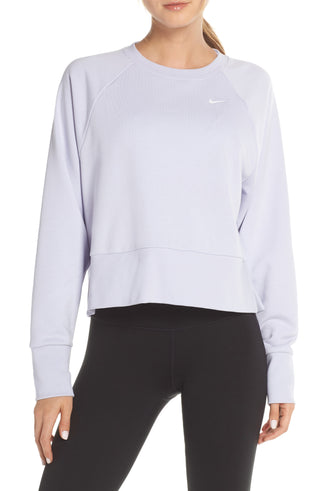 Camiseta Nike Sportovn Mikina Dry Feminina Cinza Tamanho P