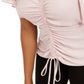 Blusa feminina com franzido frontal INC International Concepts, rosa, tamanho PP