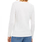 Karen Scott Top Feminino Floco de Neve Embelezado Branco Inverno Tamanho M