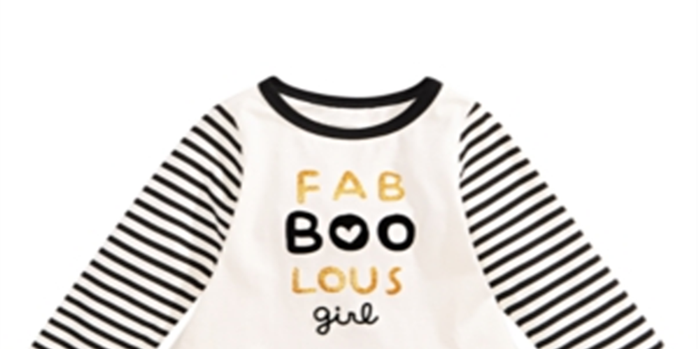 Camiseta infantil infantil First Impressions Cotton Fab Boo Lous, cor marfim, 0 a 3 meses