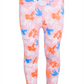 Leggings estampadas florais Champion para meninas, tamanho 3T, rosa
