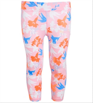 Leggings estampadas florais Champion para meninas, tamanho 3T, rosa