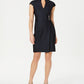 Vestido Calvin Klein Feminino Manga Curta Acima do Joelho Azul Tamanho 8