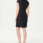 Vestido Calvin Klein Feminino Manga Curta Acima do Joelho Azul Tamanho 8