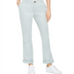 Calça Chino Bootcut de Algodão Feminina Style &amp; Co Azul Tamanho 8