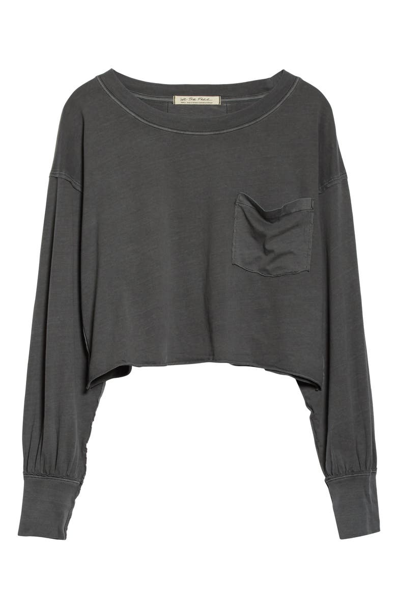 Blusa feminina Austin manga longa Free People, branca, tamanho P