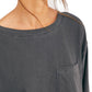 Blusa feminina Austin manga longa Free People, branca, tamanho P