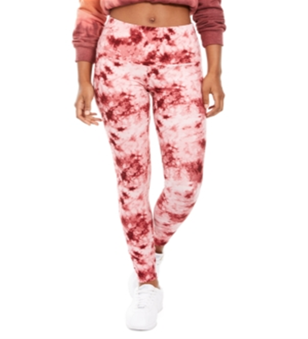 Leggings Tie Dyed Ultra Flirt Junior's Rosa Tamanho X-Grande