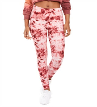 Leggings Tie Dyed Ultra Flirt Junior's Rosa Tamanho X-Grande