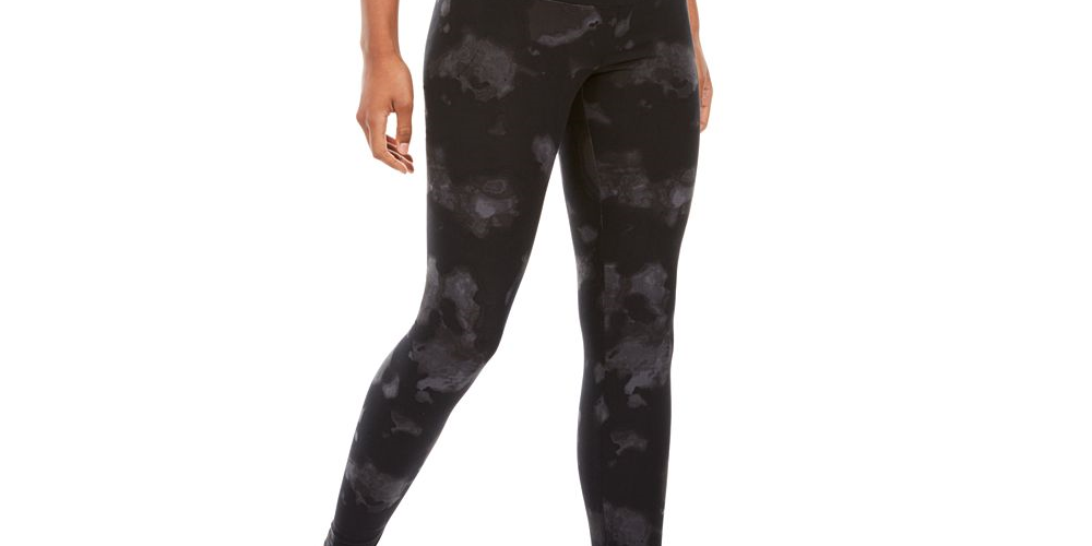 Leggings Tie Dyed Ultra Flirt Junior's Pretas Tamanho P