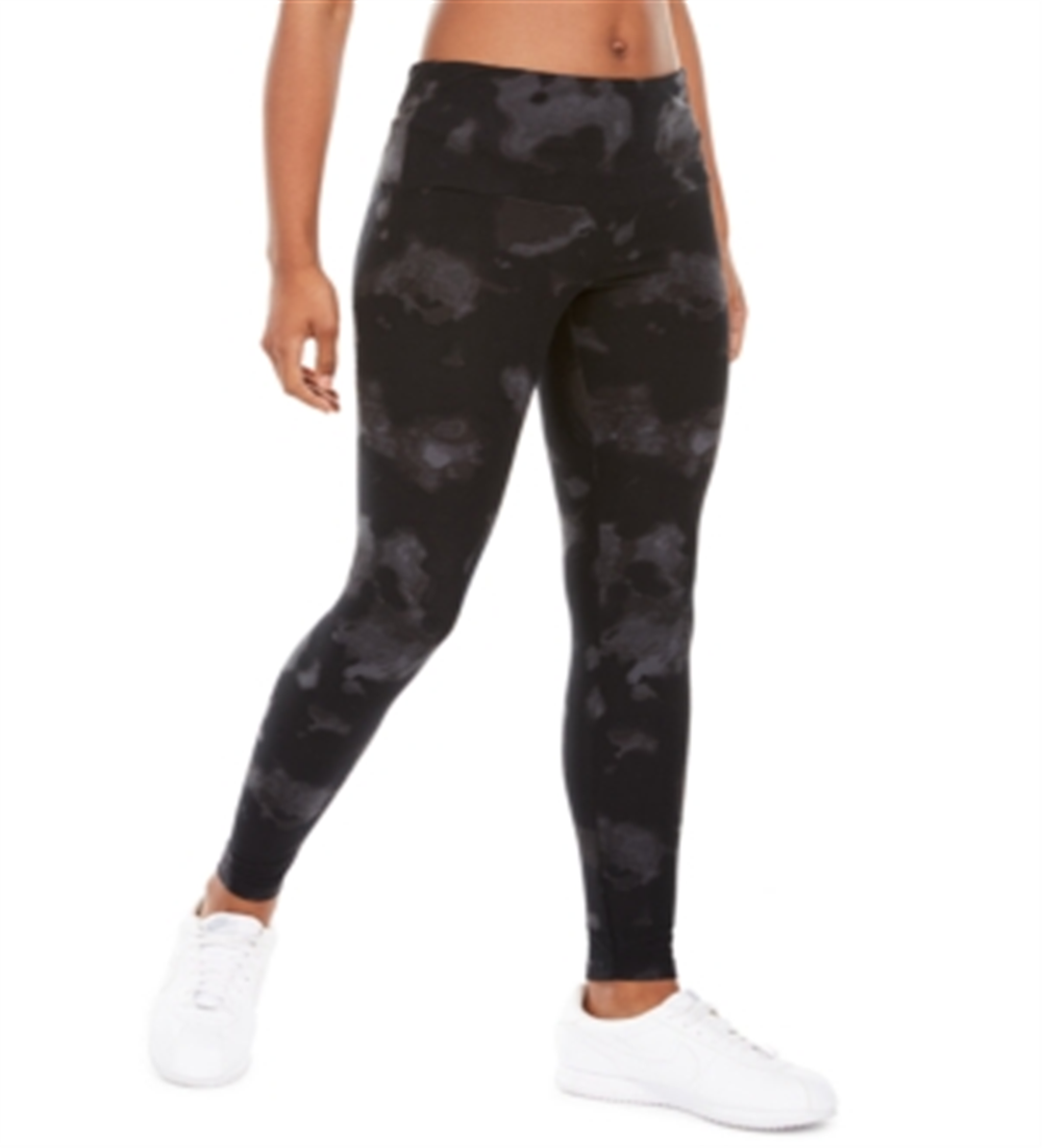 Leggings Tie Dyed Ultra Flirt Junior's Pretas Tamanho P