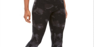 Leggings Tie Dyed Ultra Flirt Junior's Pretas Tamanho P