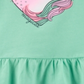 Camiseta infantil Carter's Unicórnio Peplum de algodão para meninas, tamanho 4T, verde