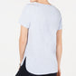 Karen Scott Blusa Feminina Manga Curta Azul Tamanho Grande