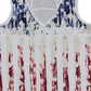 Regata feminina com estampa de bandeira da Style &amp; Co, branca, tamanho médio