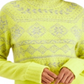 Suéter túnica feminino Fair Isle da Style &amp; Co, amarelo, tamanho grande