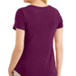 JM Collection Feminino Solid Rayon Span Roxo Tamanho Grande