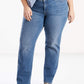Calça Jeans Levi's Plus Classic 414 Straight Leg Feminina Azul Tamanho 22W