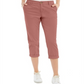 Calça Capri Chino Feminina Style &amp; Co Rosa Tamanho 10