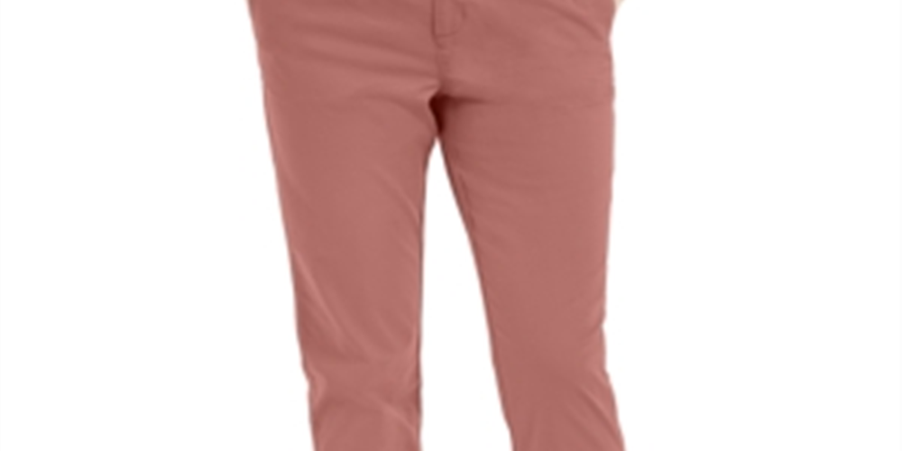 Calça Capri Chino Feminina Style &amp; Co Rosa Tamanho 10