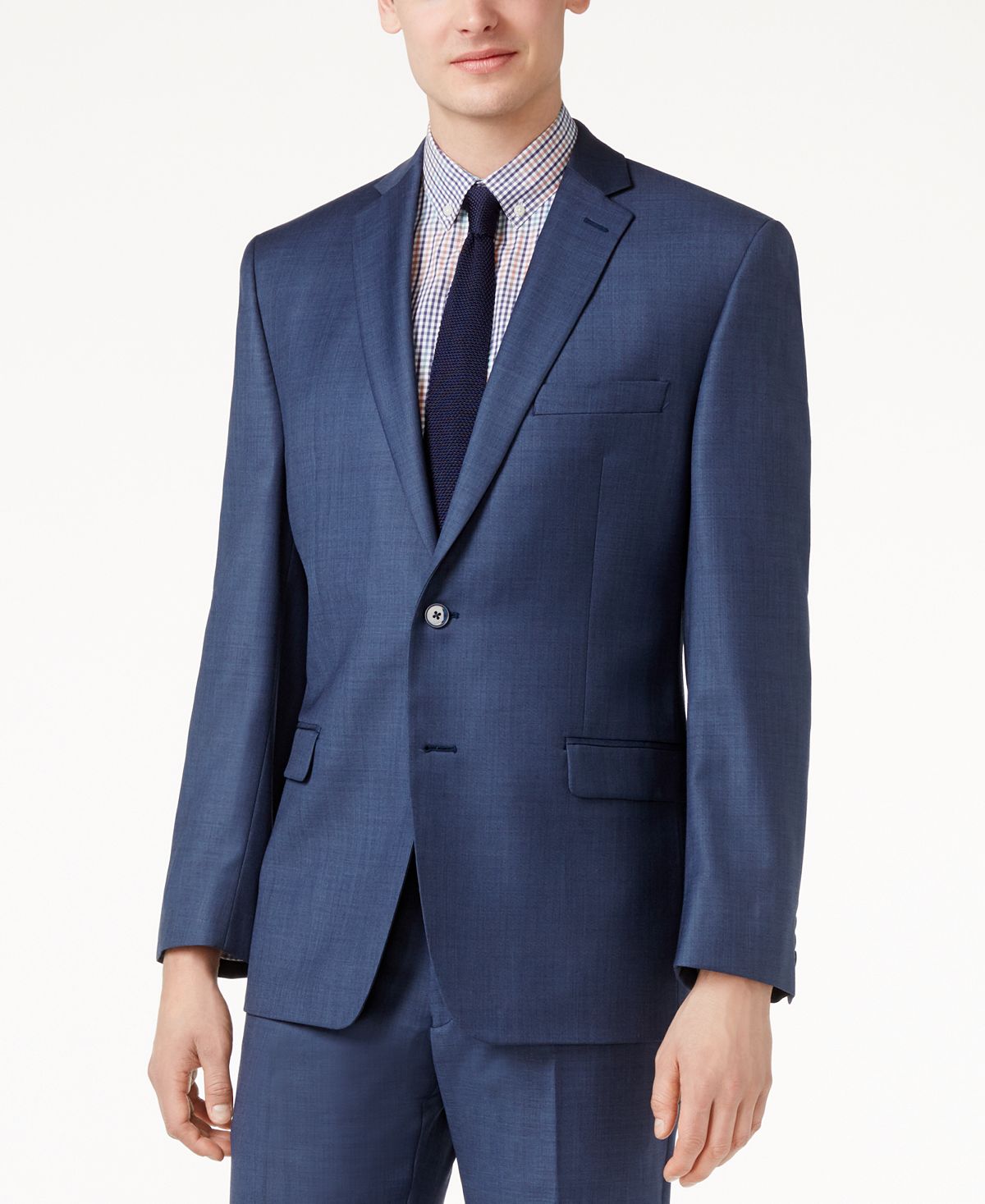 Calvin Klein Blazer Masculino Classic Fit Azul Tamanho 44XT
