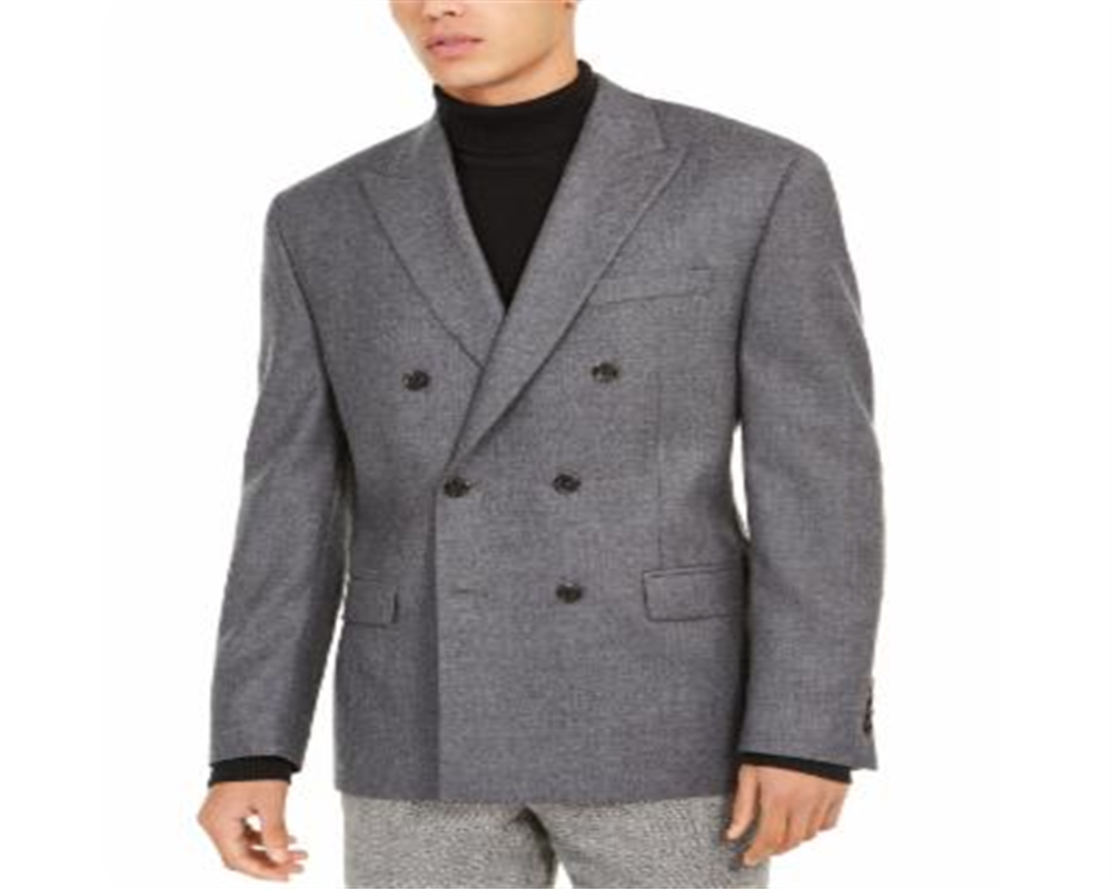 Ralph Lauren Masculino Classic Fit Trespassado Ultra Flex Casaco Cinza Tamanho 38