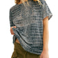 Camiseta Tricou Estampada Clarity Feminina Free People Cinza Tamanho Médio