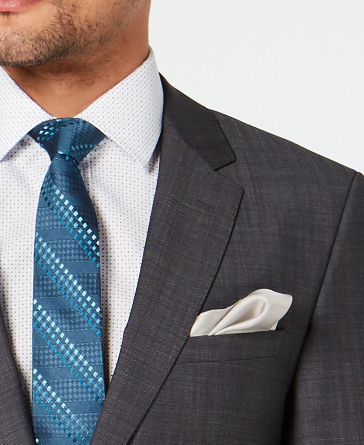 Jaqueta masculina Hugo Boss Modern Fit cinza tamanho 48 C