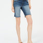 Bermuda jeans desgastada Sophie feminina Kut from the Kloth, azul, tamanho 12