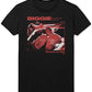 Camisa masculina Merch Traffic com estampa gráfica, preta, tamanho XX-G