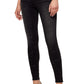 Calça jeans skinny Sanctuary Social Standard Denim cintura alta feminina, preta, tamanho 27