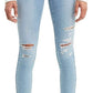 Calça jeans skinny Levi's 711 feminina, azul, tamanho 30