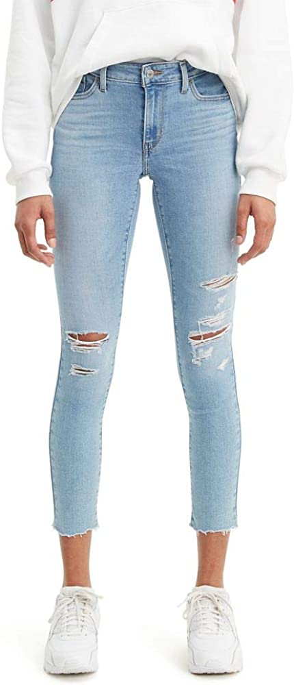 Calça jeans skinny Levi's 711 feminina, azul, tamanho 30