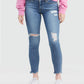 Calça jeans skinny Levi's 711 feminina, azul, tamanho 30