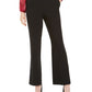 Calça Flare Feminina Kasper Preta Tamanho 14 Petite