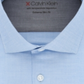 Camisa social masculina Calvin Klein Xtreme Slim Fit térmica elástica xadrez azul tamanho GG