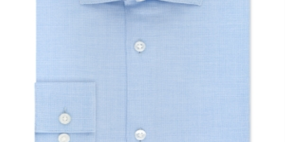 Camisa social masculina Calvin Klein Xtreme Slim Fit térmica elástica xadrez azul tamanho GG