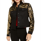 Jaqueta Inc Black &amp; Gold Sequins Preto Profundo Tamanho XL