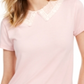 Blusa de gola rendada Maison Jules rosa tamanho 2XL